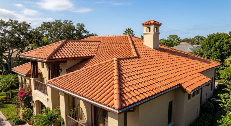 Barrel Tile Roof Installation