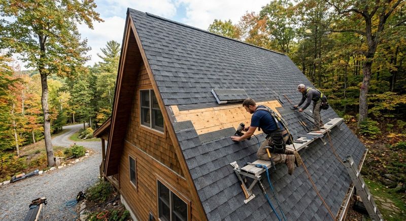 A Frame Roof Repair in Larimer County, CO