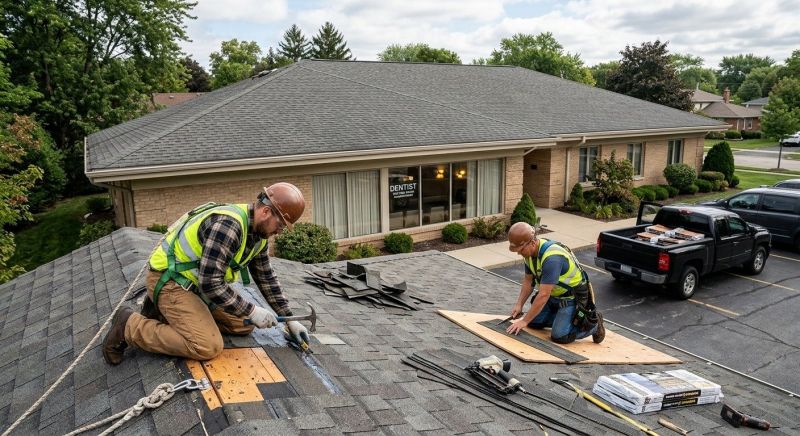 Our team working on Roofing Service projects in Larimer County, CO