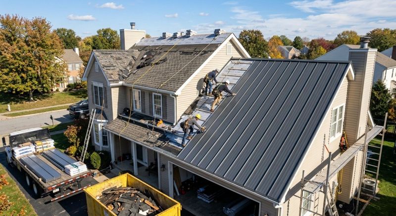 Aluminum Roof Replacement in Windsor, CO