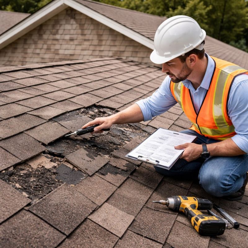 Asphalt Roof Inspection in Nunn, CO