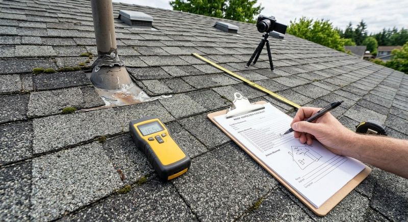 Asphalt Roof Inspection in Nunn, CO