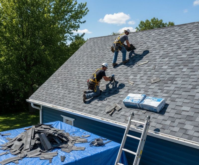 Asphalt Roof Replacement in Windsor, CO