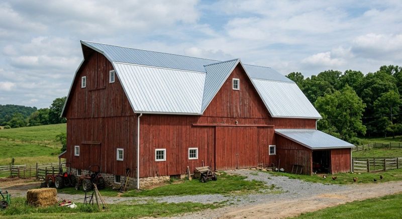 Barn Roof Replacement in Johnstown, CO