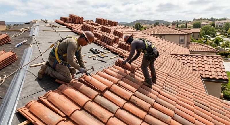 Barrel Tile Roof Installation in Larimer County, CO