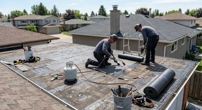 Bitumen Roof Repair in Larimer County, CO