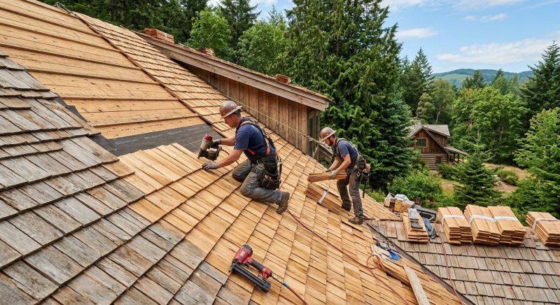 Cedar Roof Installation in Larimer County, CO