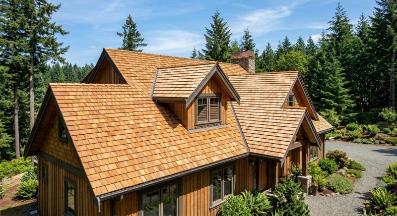 Cedar Roof Installation in Nunn, CO