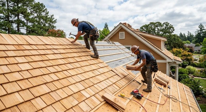 Cedar Roof Installation in Timnath, CO