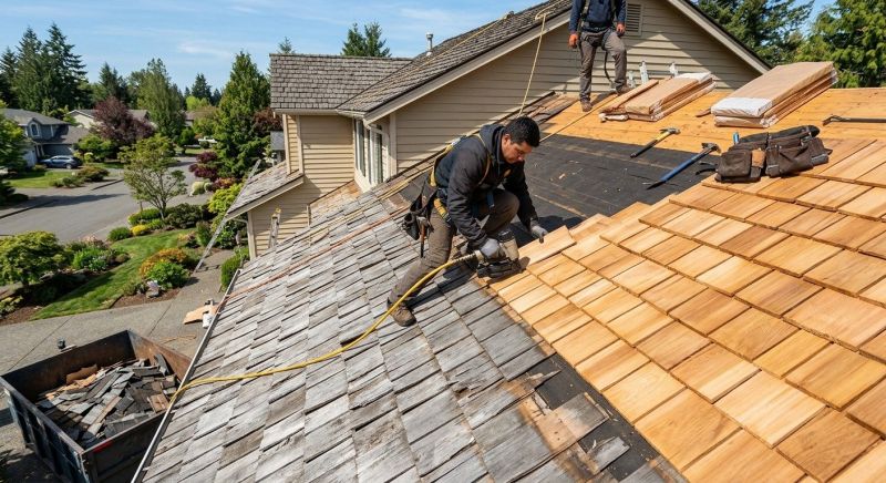 Cedar Roof Replacement in Nunn, CO