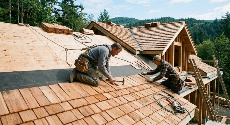 Cedar Shake Roof Construction in Larimer County, CO