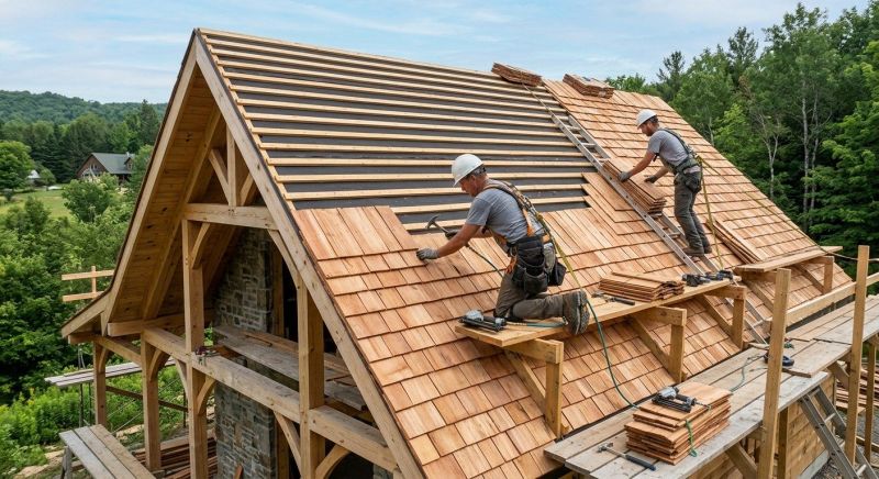 Cedar Shake Roof Construction in Larimer County, CO