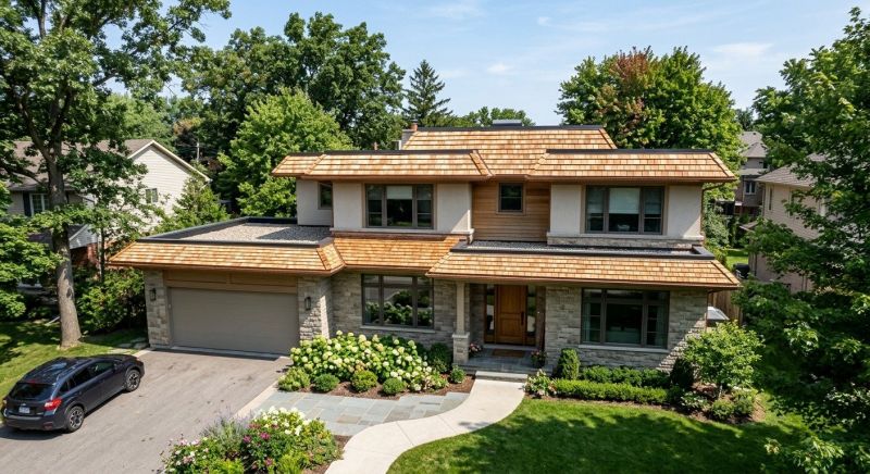 Cedar Shake Roof Construction in Wellington, CO