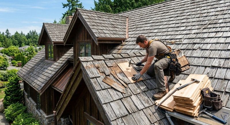 Cedar Shake Roof Repair in Fort Collins, CO