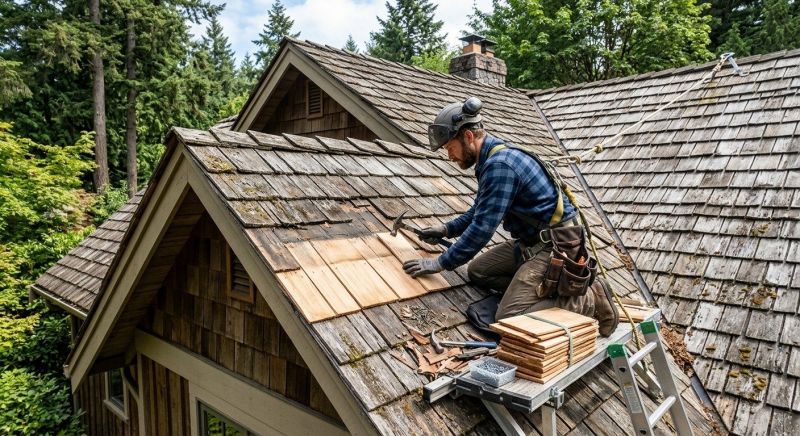 Cedar Shingles Repair in Greeley, CO