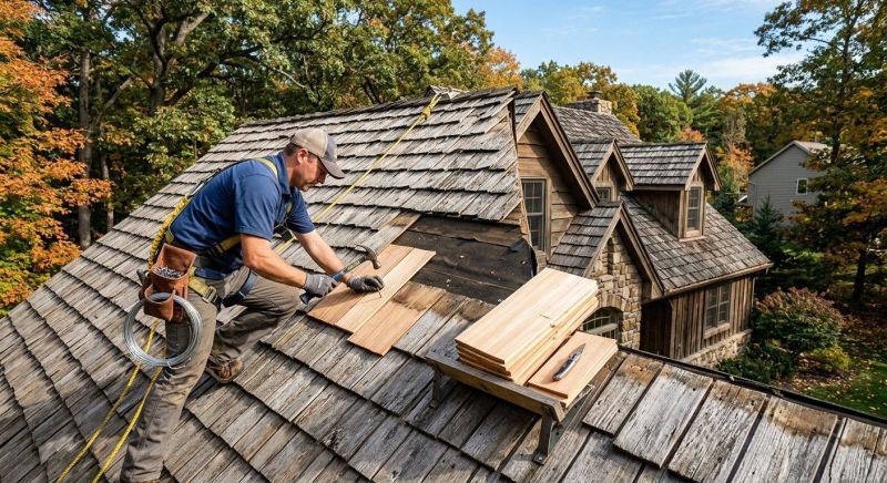 Cedar Shingles Repair in Windsor, CO