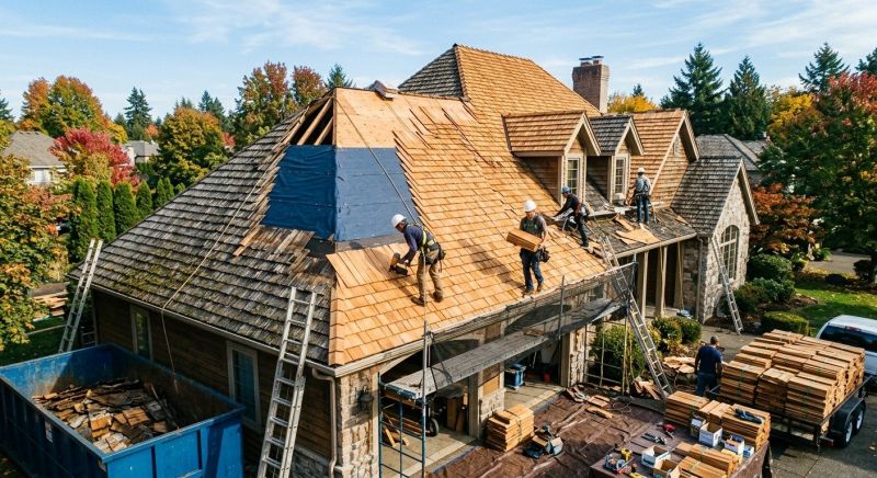 Cedar Shingles Replacement in Wellington, CO