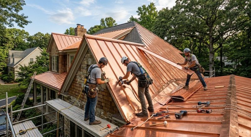 Copper Roof Installation in Larimer County, CO