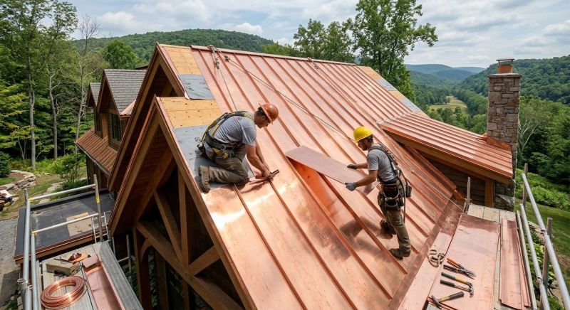 Copper Roof Installation in Larimer County, CO