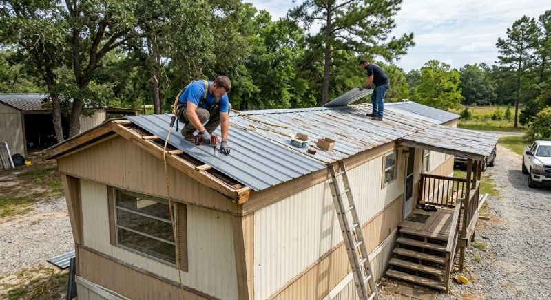 Copper Roof Repair in Larimer County, CO