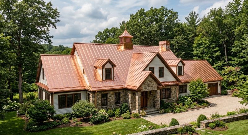 Copper Roof Replacement in Larimer County, CO