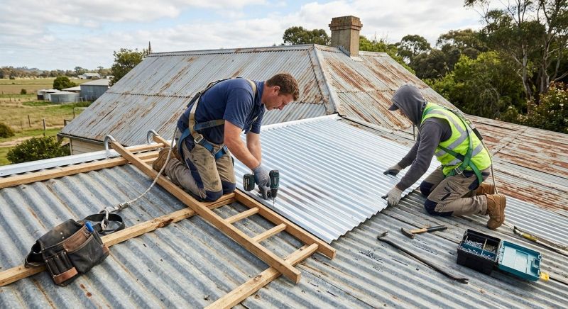Corrugated Roof Repair in Evans, CO