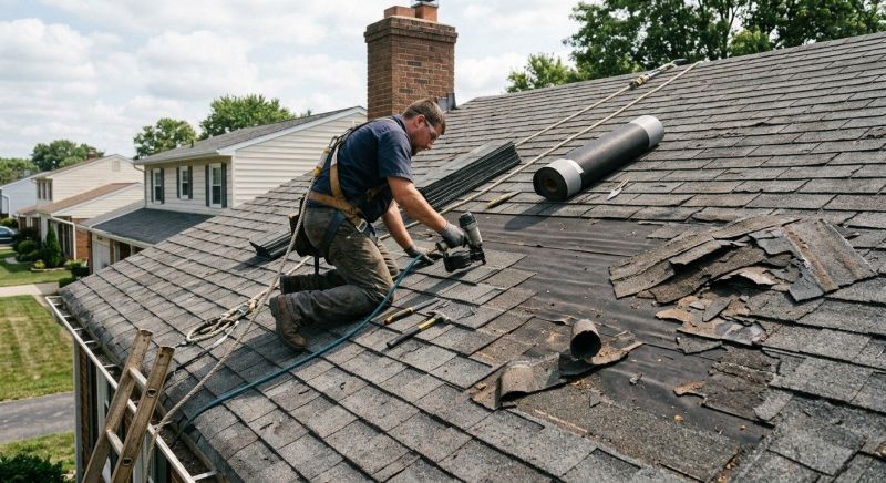 Damaged Roof Repair in Wellington, CO