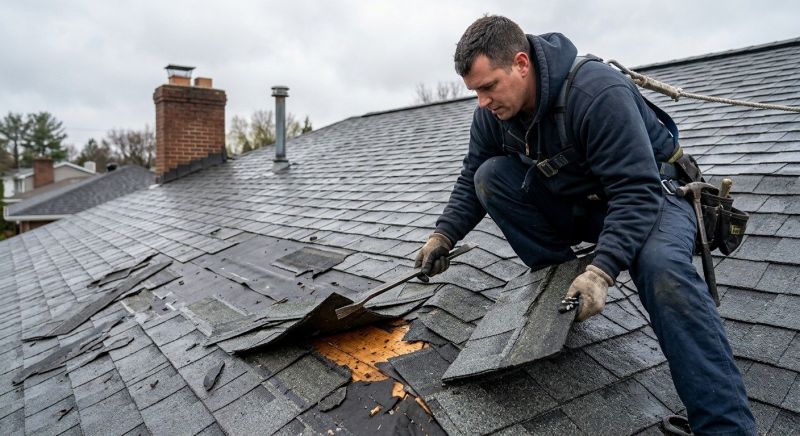 Damaged Roof Replacement in Greeley, CO