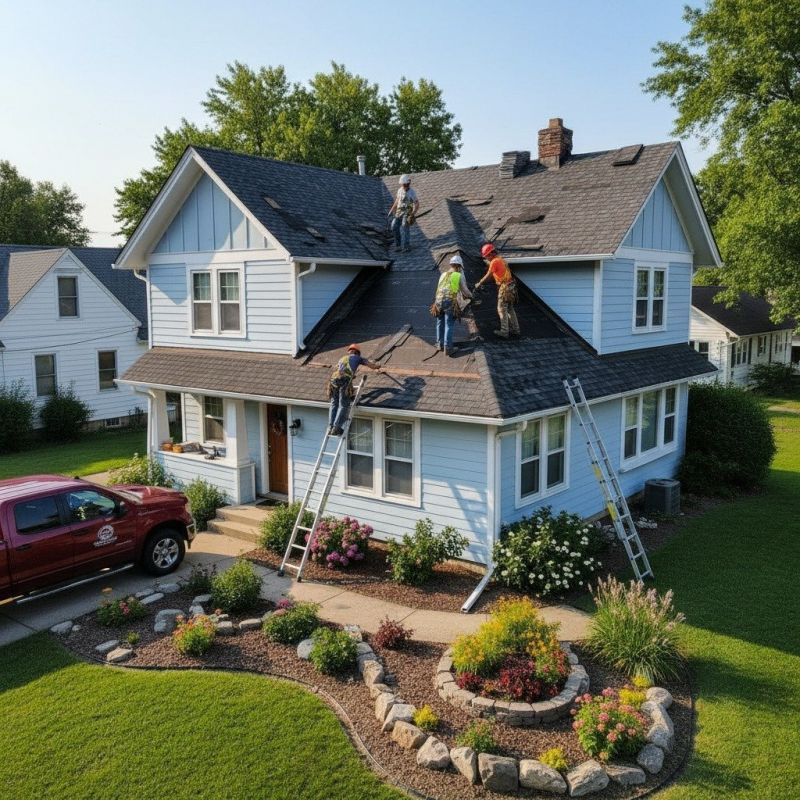 Damaged Roof Replacement in Larimer County, CO