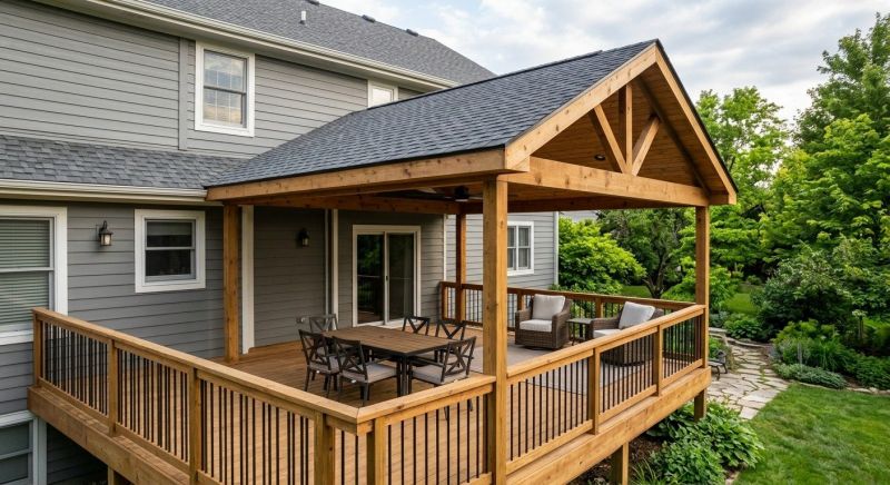 Deck Roof Construction in Larimer County, CO