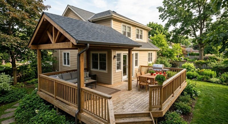 Deck Roof Construction in Larimer County, CO