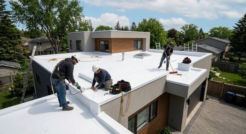 Flat Roof Installation in Johnstown, CO