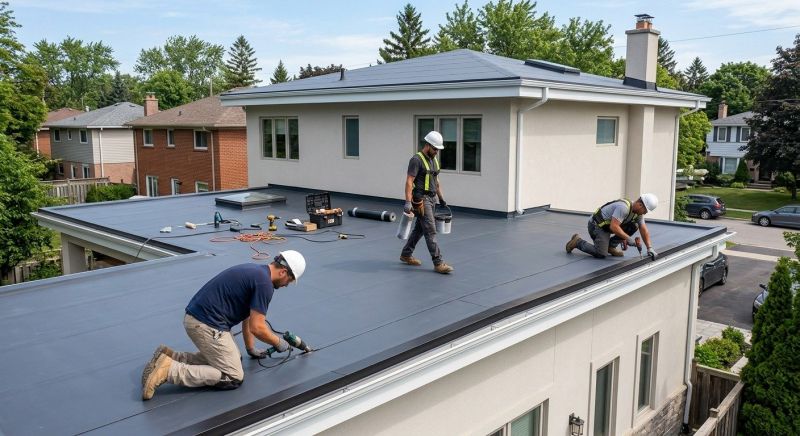 Flat Roof Installation in Larimer County, CO