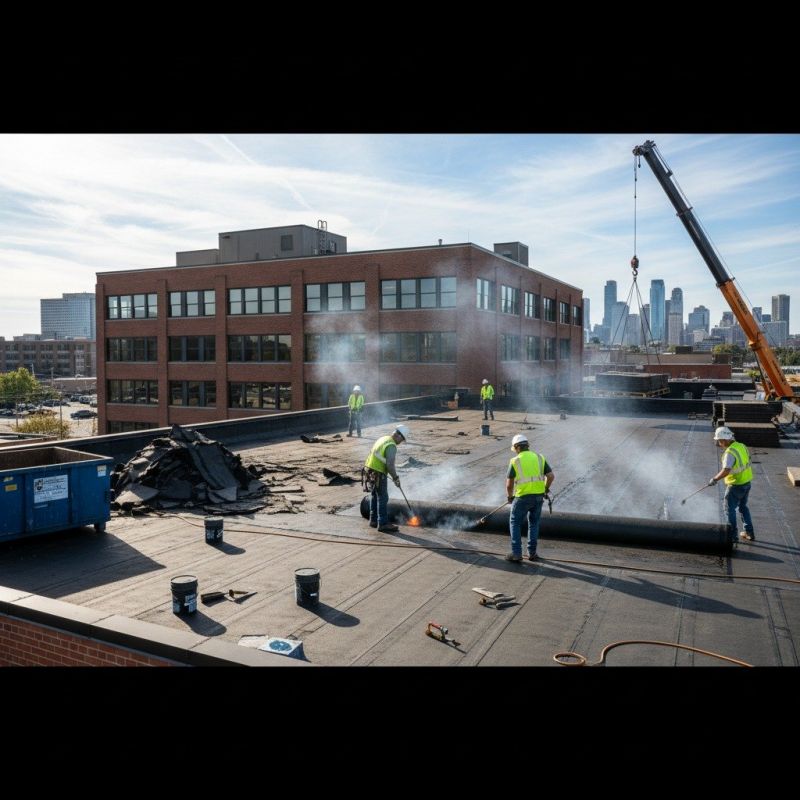 Flat Roof Replacement in Greeley, CO