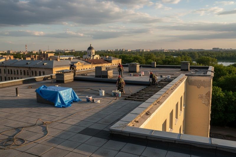 Flat Roof Replacement in Windsor, CO