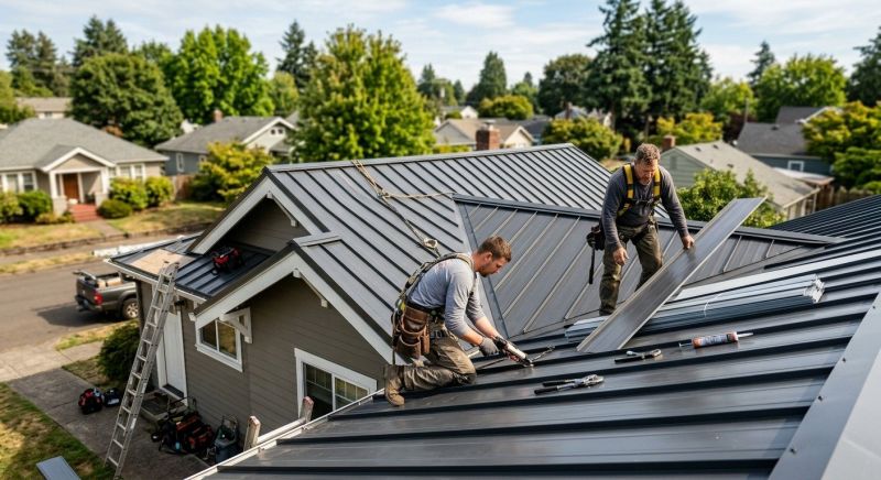 Metal Roof Repair in Berthoud, CO