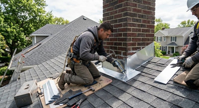 Roof Flashing Installation in Windsor, CO