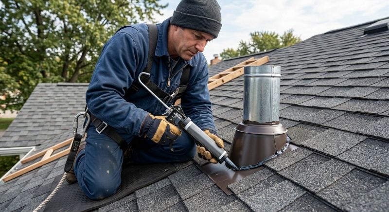 Roof Vent Flashing Repair in Larimer County, CO