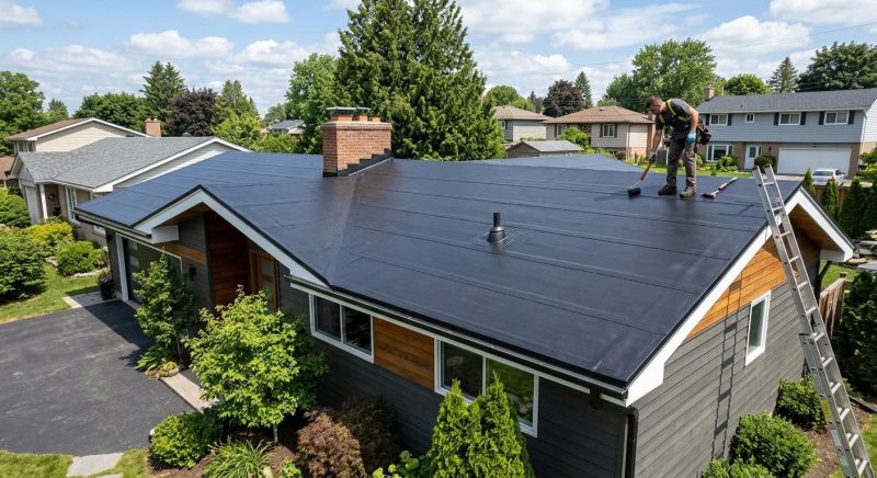 Rubber Roof Installation in Larimer County, CO