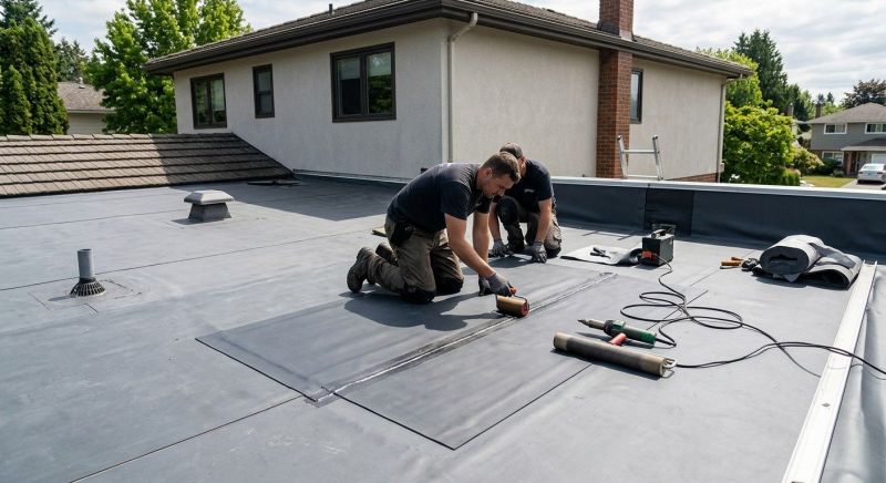 Rubber Roof Repair in Johnstown, CO