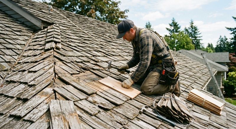 Shake Shingle Repair in Berthoud, CO