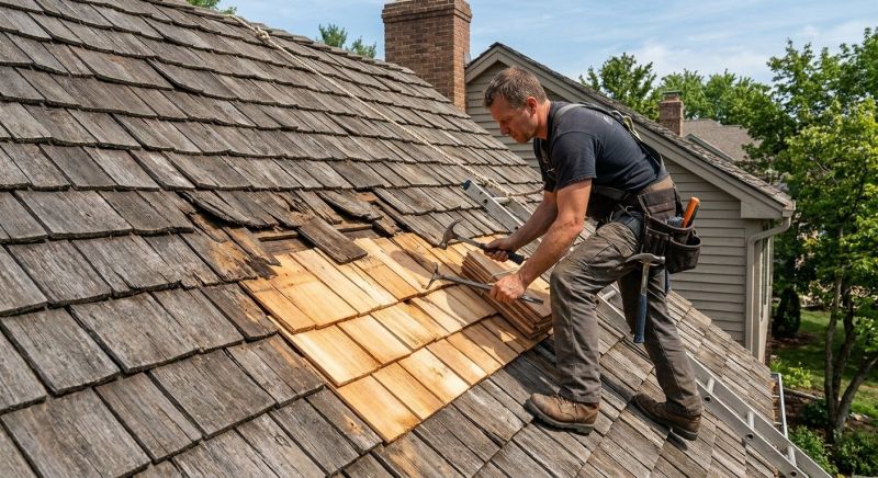 Shake Shingle Repair in Windsor, CO