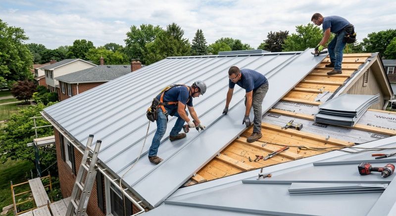 Sheet Roofing Installation in Milliken, CO