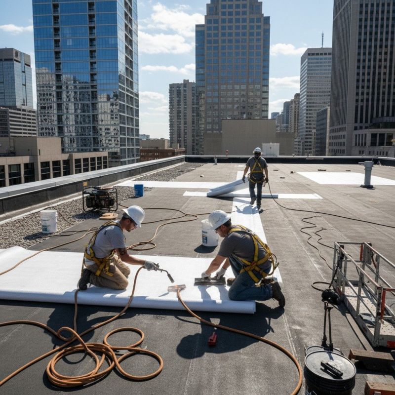 Single Ply Roof Repair in Berthoud, CO