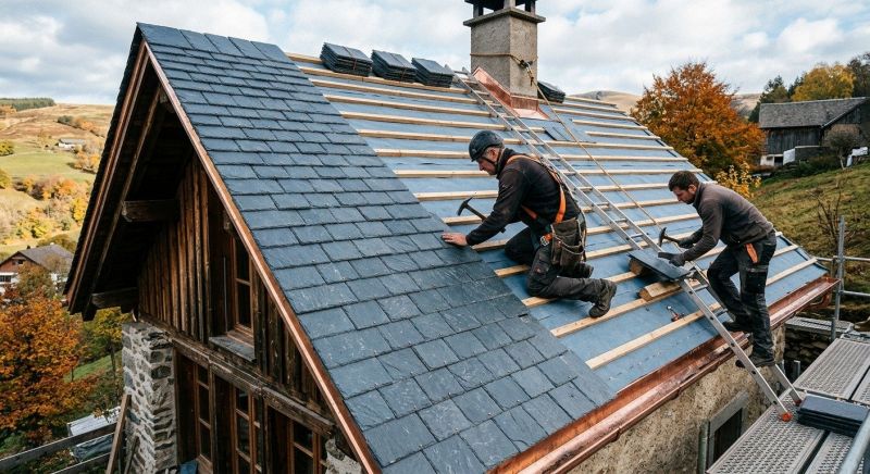 Slate Roof Construction in Greeley, CO