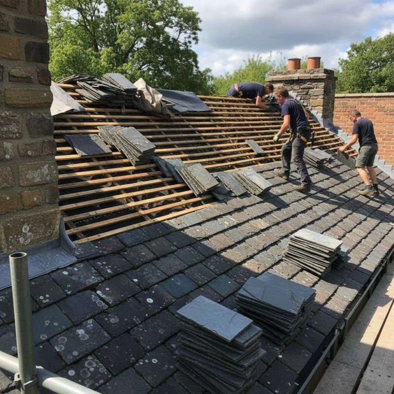 Slate Roof Replacement in Johnstown, CO