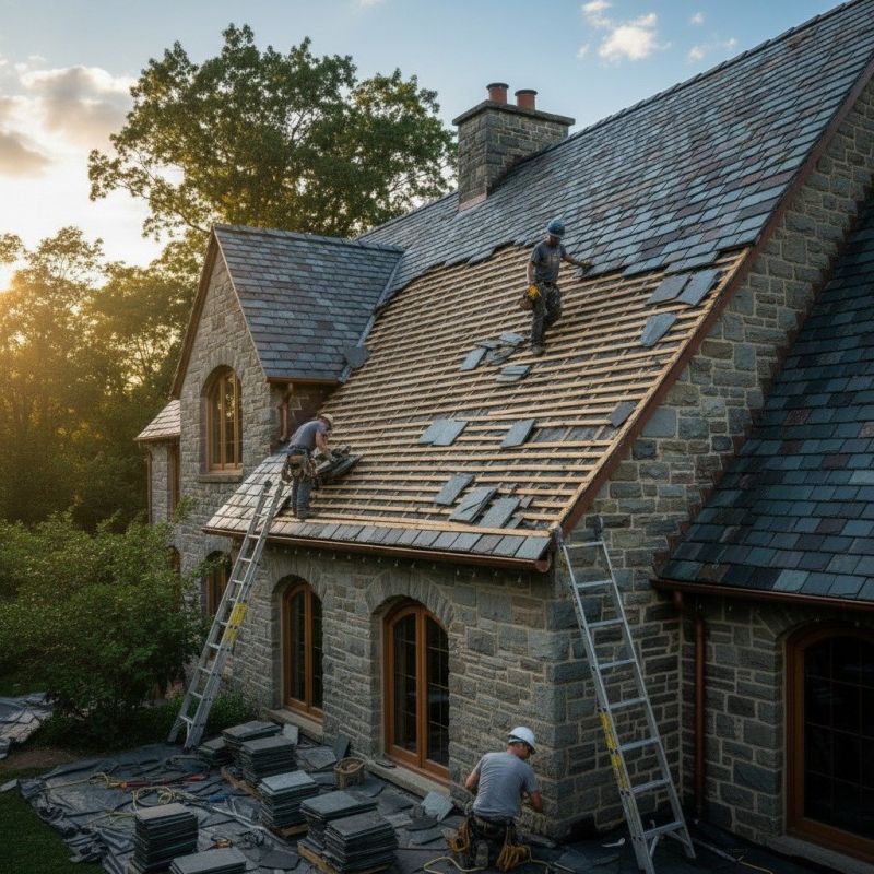 Slate Roof Replacement in Nunn, CO