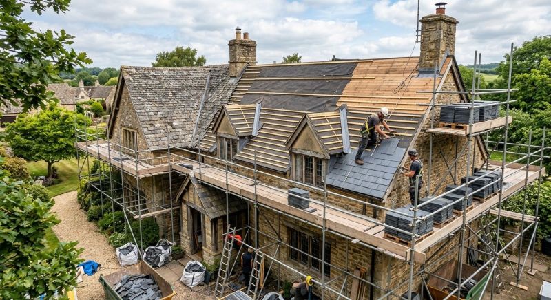 Slate Roof Replacement in Nunn, CO