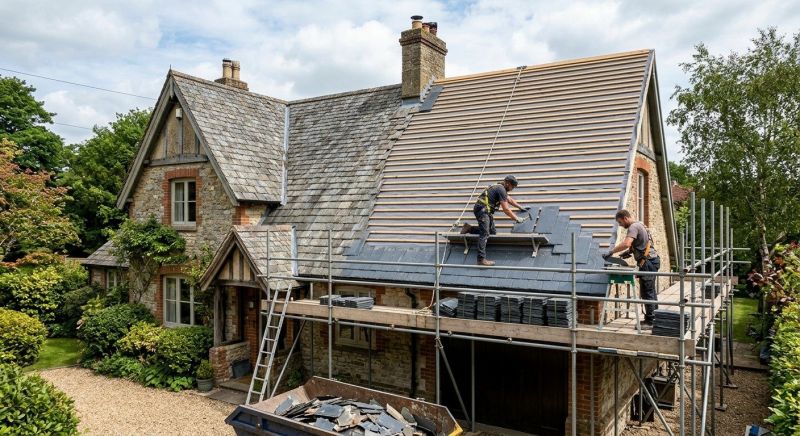 Slate Roof Replacement in Timnath, CO