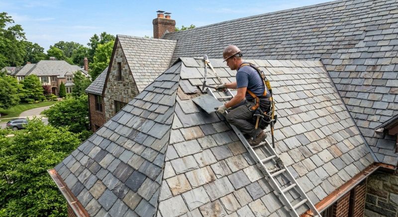 Slate Shingle Replacement in Larimer County, CO